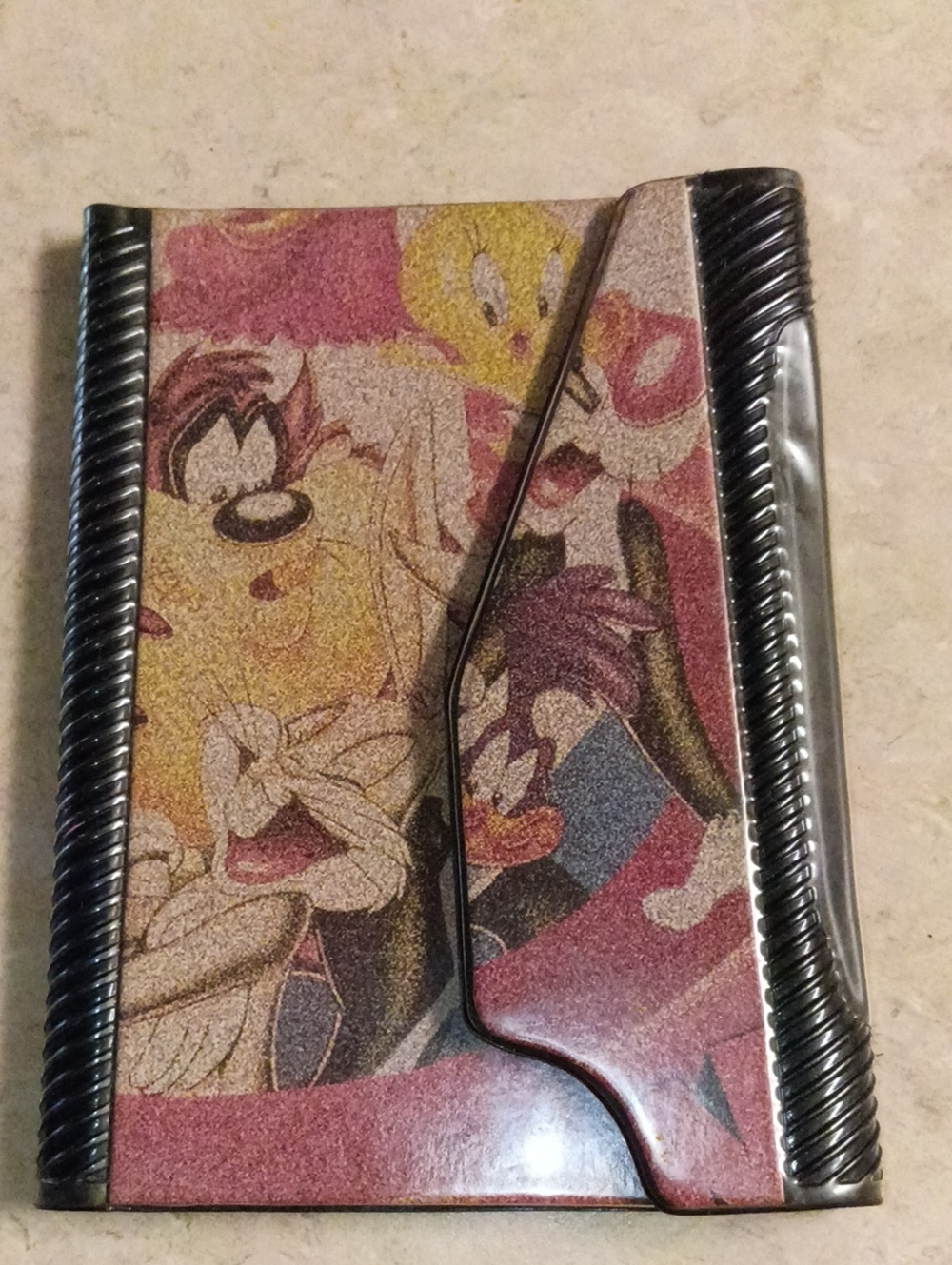 1997 Warner Bros Small Cartoon Binder
